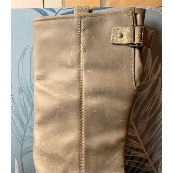 Sorel Slimboot Leather gray Western Waterproof Tall Riding Boots sz 7 - Picture 4 of 13